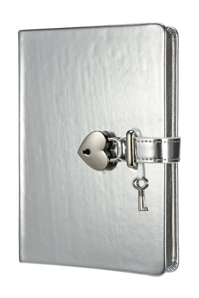 Victoria's Journals Kilitli Günlük,Defter-Metalik- Kutulu 13x18 cm. Hush Hush