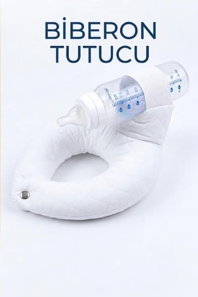 HALZEY Anne Dostu Biberon Tutucu, Emzirme Kolaylaştırıcı, Emzirme Yastığı, Pratik Bebek Beslenme