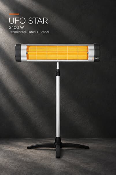 UFO Star 2400 W Duvar Tipi Infrared Isıtıcı & Stand