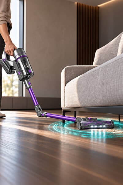 HOMEND Dustrider 1273H Katlanabilir Borulu Dikey Süpürge Mor