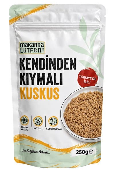 Makarna Lütfen Kendinden Kıymalı Kuskus (250 gram)