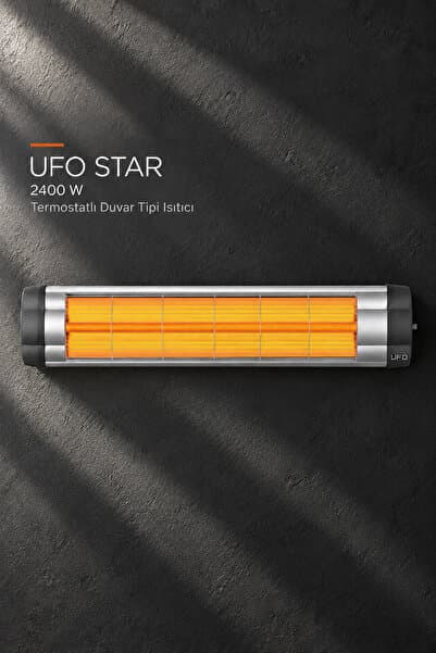 UFO Star 2400 W Duvar Tipi Infrared Isıtıcı - Termostatlı