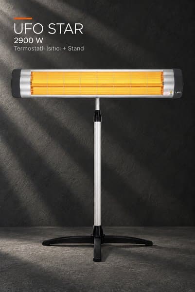 UFO Star 2900 Watt İnfrared Isıtıcı + Teleskopik Ayak