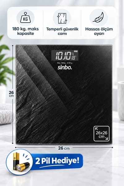 Sinbo Sbs-4450 Banyo Baskülü