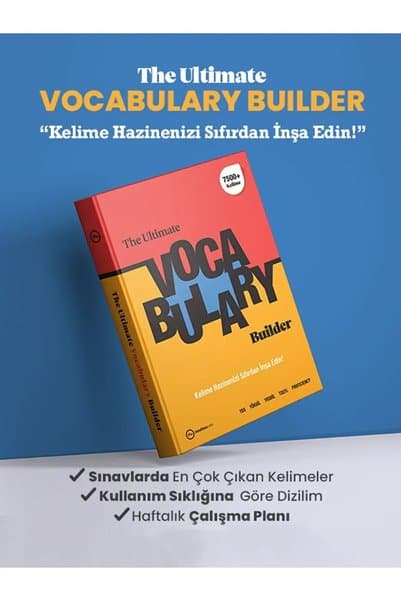 RH Pozitif Yayınları Baştan Sona Yds Yökdil Ydt Kelime Kitabı - The Ultimate Vocabulary Builder