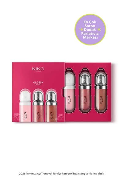 KIKO Glossy Lip Set - Dudak Parlatıcısı Seti