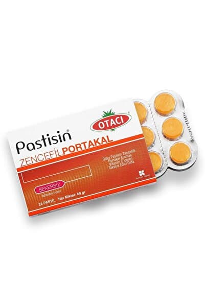 Otacı Pastisin Zencefil Portakal Bitkisel Pastil 24 Adet