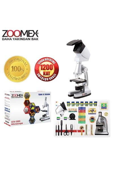 Genel Markalar Stx-1200 Mikroskop Seti -1200x Büyütme - Eğitici Ve Öğretici - Geleceğin Bilim Insanı Olun