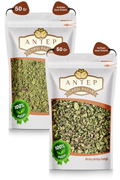 Antep Çarşı Pazar Toz Antep Fıstığı 50 Gr. | Pirinç Antep Fıstığı 50 Gr.