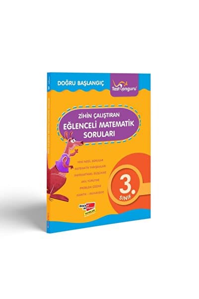 Dikkat Atölyesi Yayınları 3. Sınıf Zihin Çalıştıran Eğlenceli Kanguru Matematik Soruları