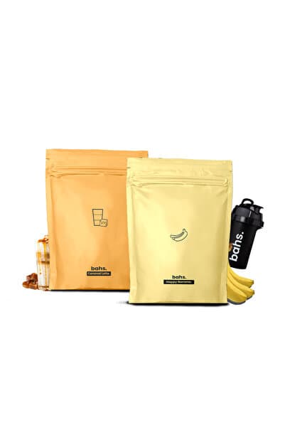 Bahs Proteinli Öğün Tozu | 1 Happy Banana 1 Caramel Latte | 1 Shaker HEDİYE