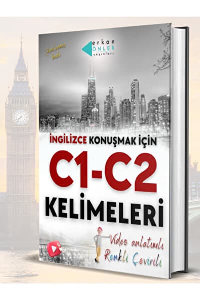 Erkan Önler Yayınları Ingilizce Konuşmak Için C1-c2 Kelimeleri (VİDEO DERSLİ KİTAP)