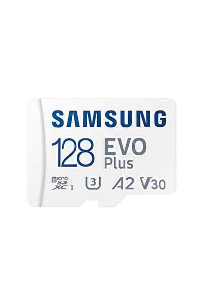 SH TICARET Samsung EVO Plus 128GB Hafıza Kartı 130 MB/s Micro SDHC SD Adaptör MB-MC128KA/TR