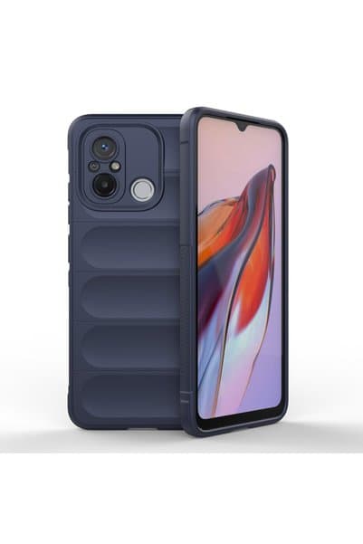 Rivor Xiaomi Redmi 12c Uyumlu Kılıf Kamera Korumalı Parmak İzi Bırakmayan İçi Kadife Yumuşak Kapak