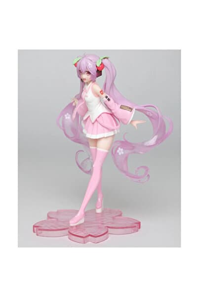 Jetcom Anime Pink Hatsune Miku Sakura Figür Biblo Boy 15 Cm