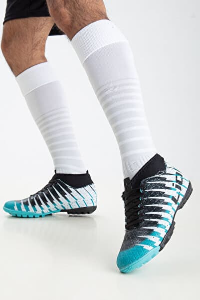 Freemax Unisex Çoraplı Çocuk Halı Saha Futbol Ayakkabısı Fremax.1455 Turkuaz