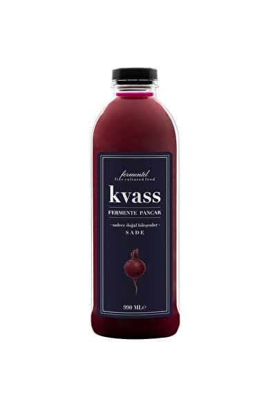 Genel Markalar Kvass 990 Ml. 5 Şişe Sade - Fermente Pancar ( Bir Kolide 5 Şişe )