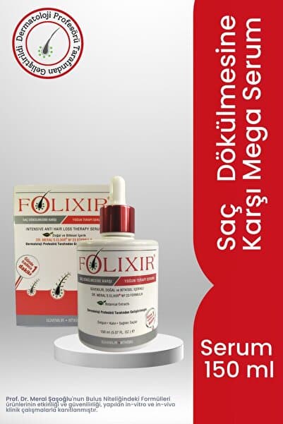 Folixir Elixir Saç Dökülmesine Karşı Mega Serum 150 ml