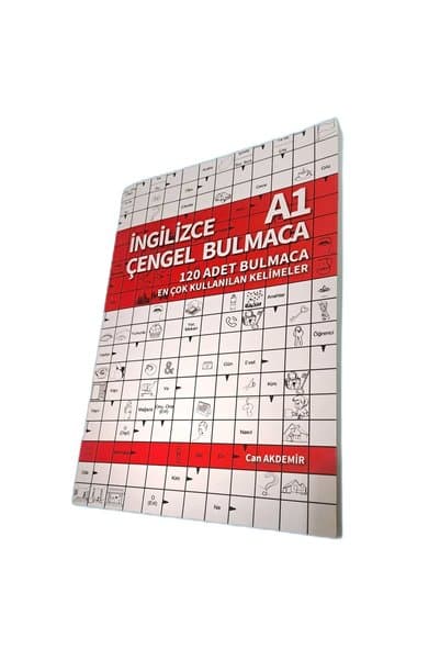 ZUGZWANG İngilizce Çengel Bulmaca - A1 İngilizce Kelime Öğreten Bulmaca Kitabı