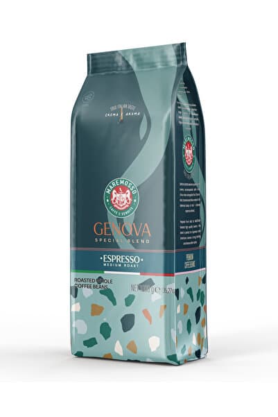 Mare Mosso Caffe ê Vendite Espresso Genova Blend 1 Kg. (ÇEKİRDEK VEYA ÖĞÜTÜLMÜŞ) Kahve