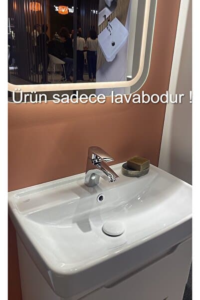 TURKUAZ Turkuaz Cerastyle Duru Lavabo 50 X 40 Cm