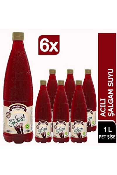 SERFRESSH Adana Şalgamı ACILI 6 x 1 LT