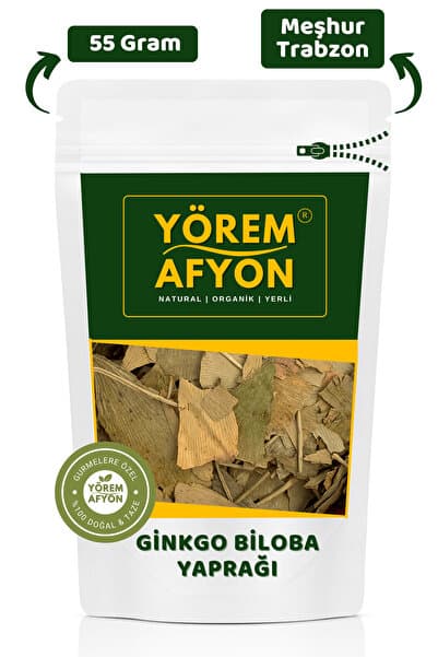 Gülçehre Yörem Afyon Meşhur Trabzon Ginkgo Biloba Yaprağı, Mabet Ağacı Yaprağı | 55gr.