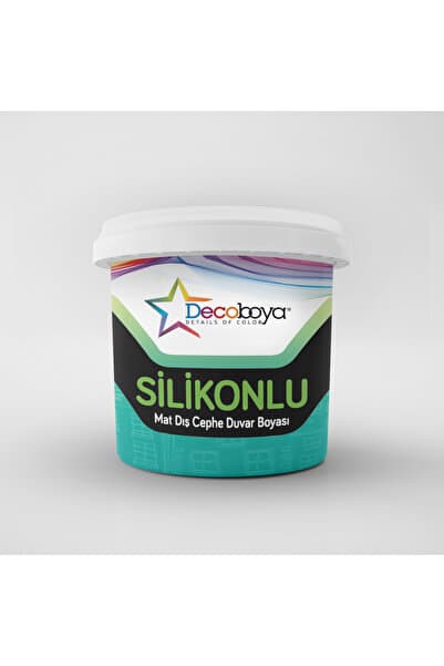 DecoBoya Deco Silikonlu Dış Cephe Duvar Boyası 3 Kg Beyaz