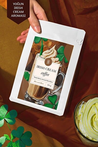 Mim and More Irish Coffee - Irlanda Krema Aromalı Filtre Kahve, 200 gr
