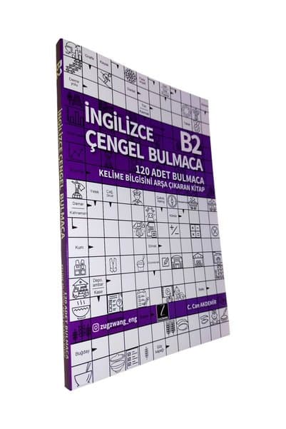 ZUGZWANG İngilizce Çengel Bulmaca B2 - İngilizce Kelime Öğreten Bulmaca Kitabı