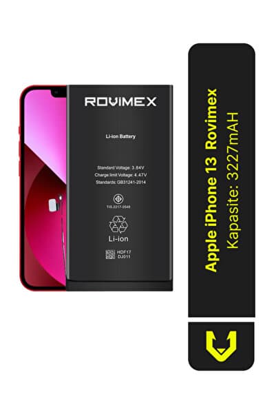 Rovimex Iphone 13 Batarya Pil Kapasite - 3227 Mah