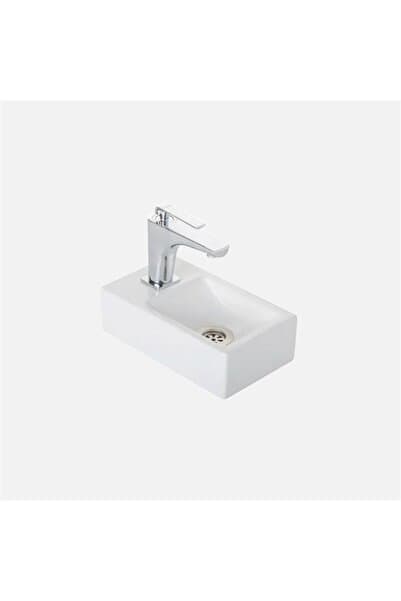 GÜRAL VİT GÜRAL VİTRİFİYE 18 CM x 30 CM SOL BATARYA DELİKLİ LAVABO