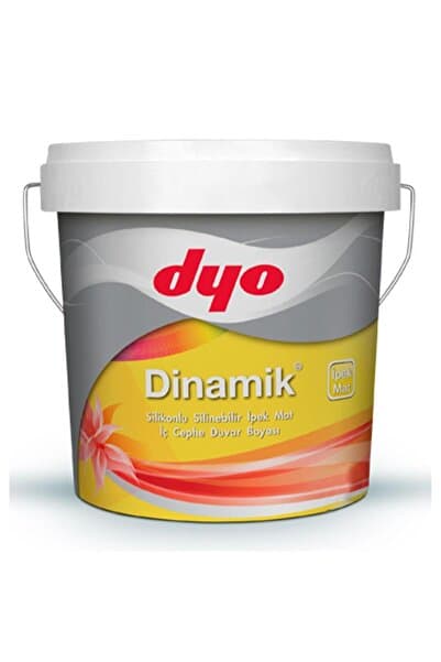 Dyo Dinamik Iç Cephe Boyası Silikonlu 0542 Rozet Gümüşü 2,5 Lt