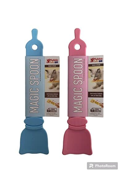 Magıc Spoon Kedi/köpek Krema Ödül Maması Yedirme Kaşığı(KOLAY KAŞIK) 2 Lİ