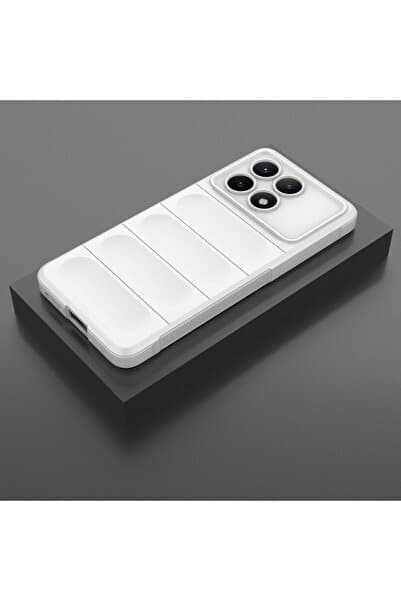 Rivor Xiaomi Poco X6 Pro Kılıf Kamera Korumalı Parmak İzi Bırakmayan İçi Kadife Sıvı Silikon Yumuşak Kapak