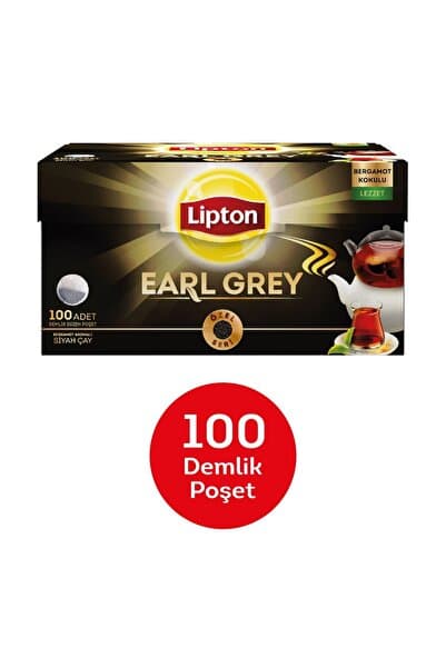 Earl Grey Demlik Poşet Çay Bergamotlu 3.2 G X 100 Adet