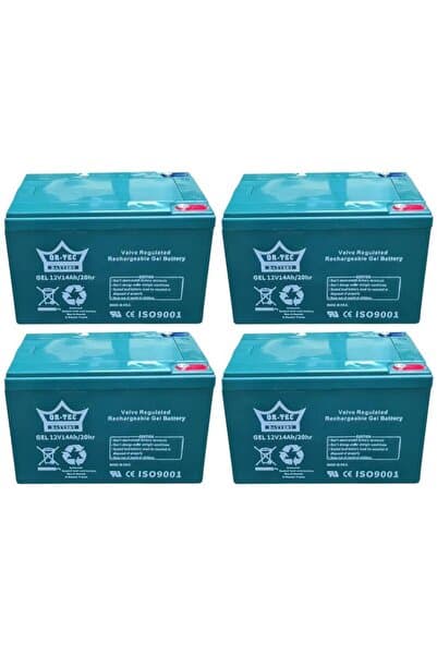Ortec 12v 14 Ah 4'lü Set Elektrikli Motosiklet AKÜSÜ Volta Vsm Vsc