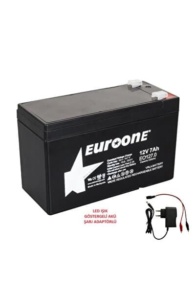 Bvs Elektronik 12 Volt 7 Amper Akü- Yanında Led Işık Dolum Göstergeli Adaptörü İle Birlikte Çocuk Oyuncak Araba