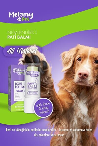 Melomy Kedi & Köpek Nemlendirici Pati Balmı - 8 gr