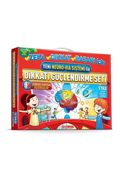 Adeda Yayınları Adeda - DGS Dikkati Güçlendirme Seti Anasınıfı 5 Yaş (3 Kitap) - Osman Abalı
