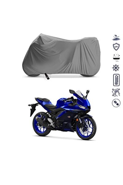 Genel Markalar Yamaha Yzf R25 Abs Çantalı Motosiklet Brandası Su Geçirmez Kumaş Motor Brandası