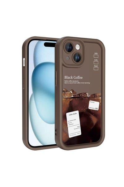 Rivor Apple iPhone 14 İçin Kılıf Kamera Korumalı Şık Tasarım Arka Yüzey Baskılı Sert Kapak