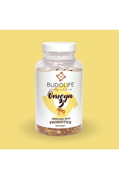 Budolife Omega 3 Fish Oil Balık Yağı Probiyotik Ilaveli Softjel 1150mg*200 Yumuşak Kapsül