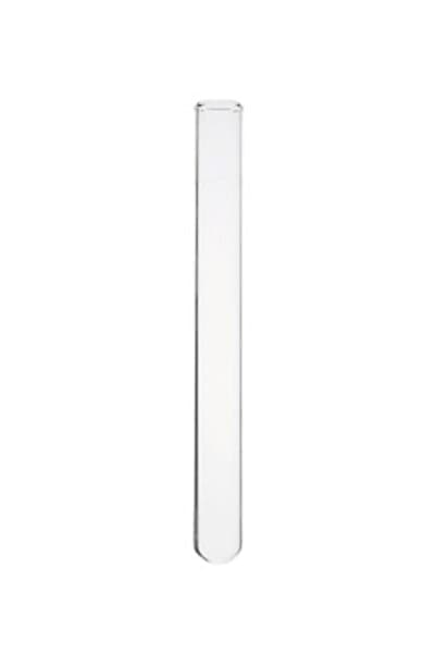 ŞİŞEDÜKKANI CAM BOROSİLİKAT DENEY TÜPÜ 16*160MM DİBİ YUVARLAK (10 ADET)