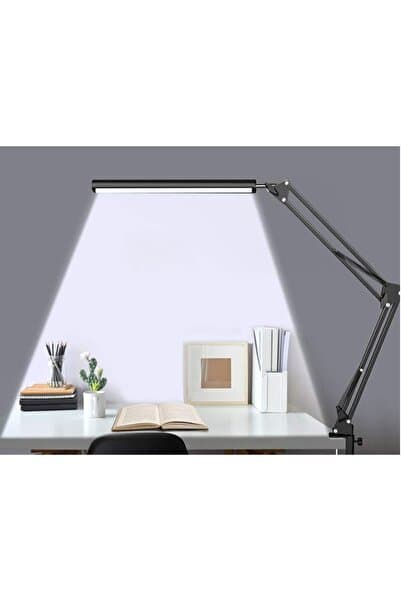 Ayarlanabilir 10 Parlaklık Kademeli Metal Dirsekli Çalışma Masası Led Işık