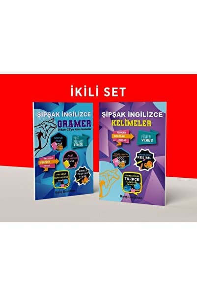 Şipşak İngilizce Gramer+Kelimeler Kitap Seti