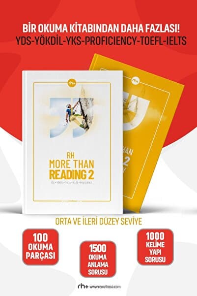 RH Pozitif Yayınları More Than Reading 2 - Ingilizce Okuma Kitabı - Yds / Yökdil / Ydt / Ielts