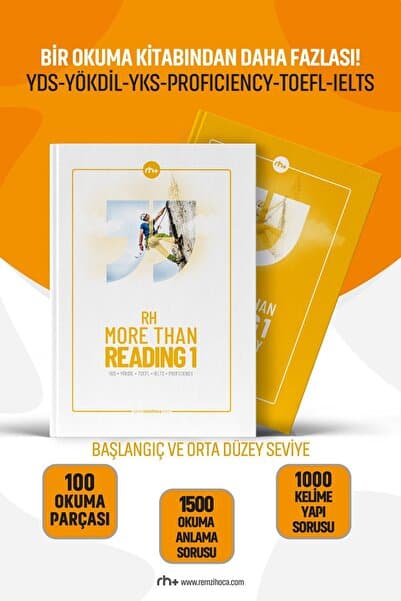 RH Pozitif Yayınları More Than Reading 1 - Interaktif Ingilizce Okuma Ve Çeviri - Yds / Yökdil / Ydt / Ielts