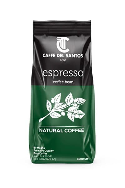 CAFFE DEL SANTOS Espresso Green 1000gr Çekirdek Kahve