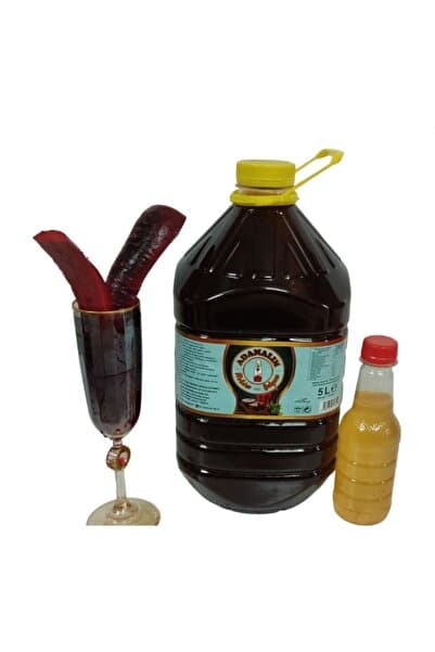 ADANALI HEKİM ŞALGAMLARI 5 Litre Pet Şişe 1 Adet Doğal Sade Adana Şalgam Suyu Acı Sos